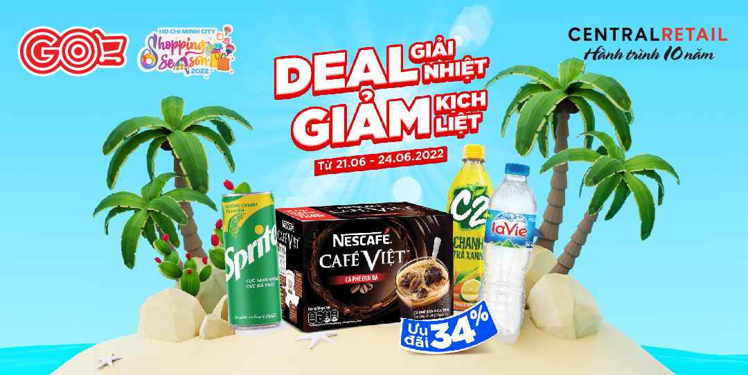 ĐẬP TAN CƠN NÓNG, KHUẤY ĐẢO MÙA HÈ CÙNG DEAL GIẢI NHIỆT GO!