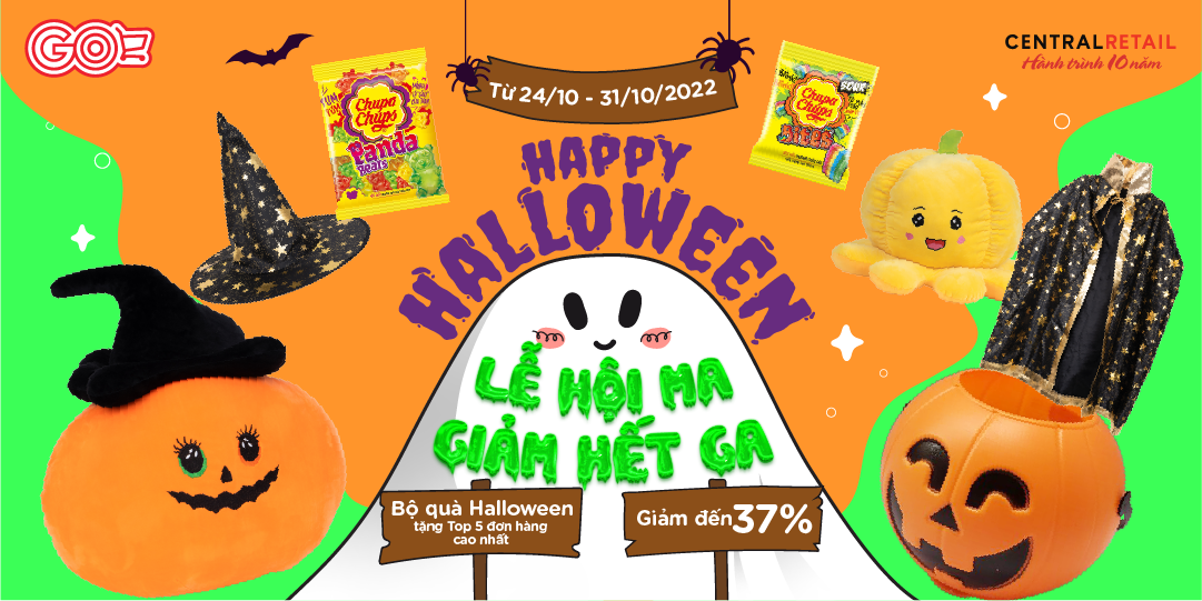 HALLOWEEN RỘN RÃ SALE 37% – MUA SẮM ONLINE VỪA GIẢM GIÁ VỪA TẶNG QUÀ