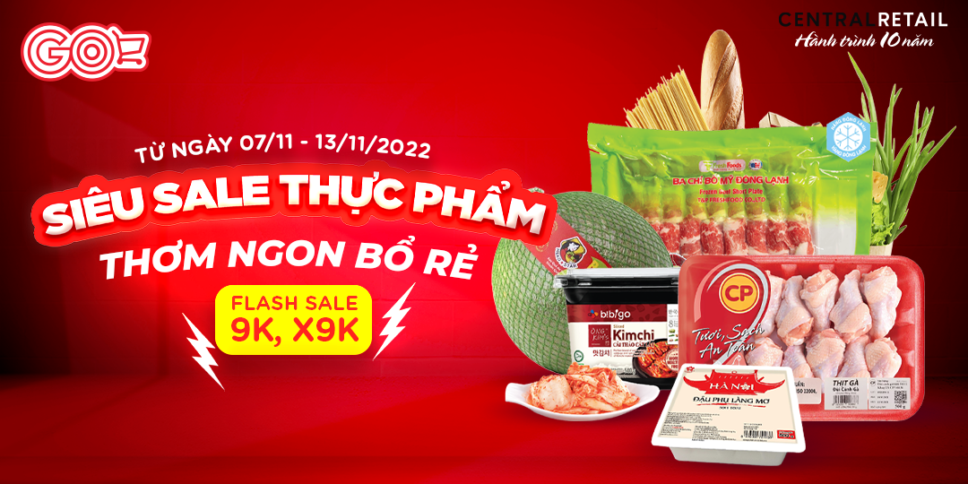 THIÊN ĐƯỜNG THỰC PHẨM TƯƠI NGON TUNG ƯU ĐÃI ĐỒNG GIÁ CHỈ TỪ 9K