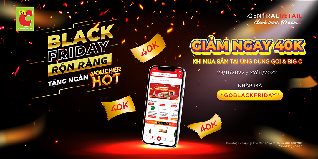 BLACK FRIDAY VUI HẾT SẢY CÙNG VOUCHER ƯU ĐÃI NGẤT NGÂY