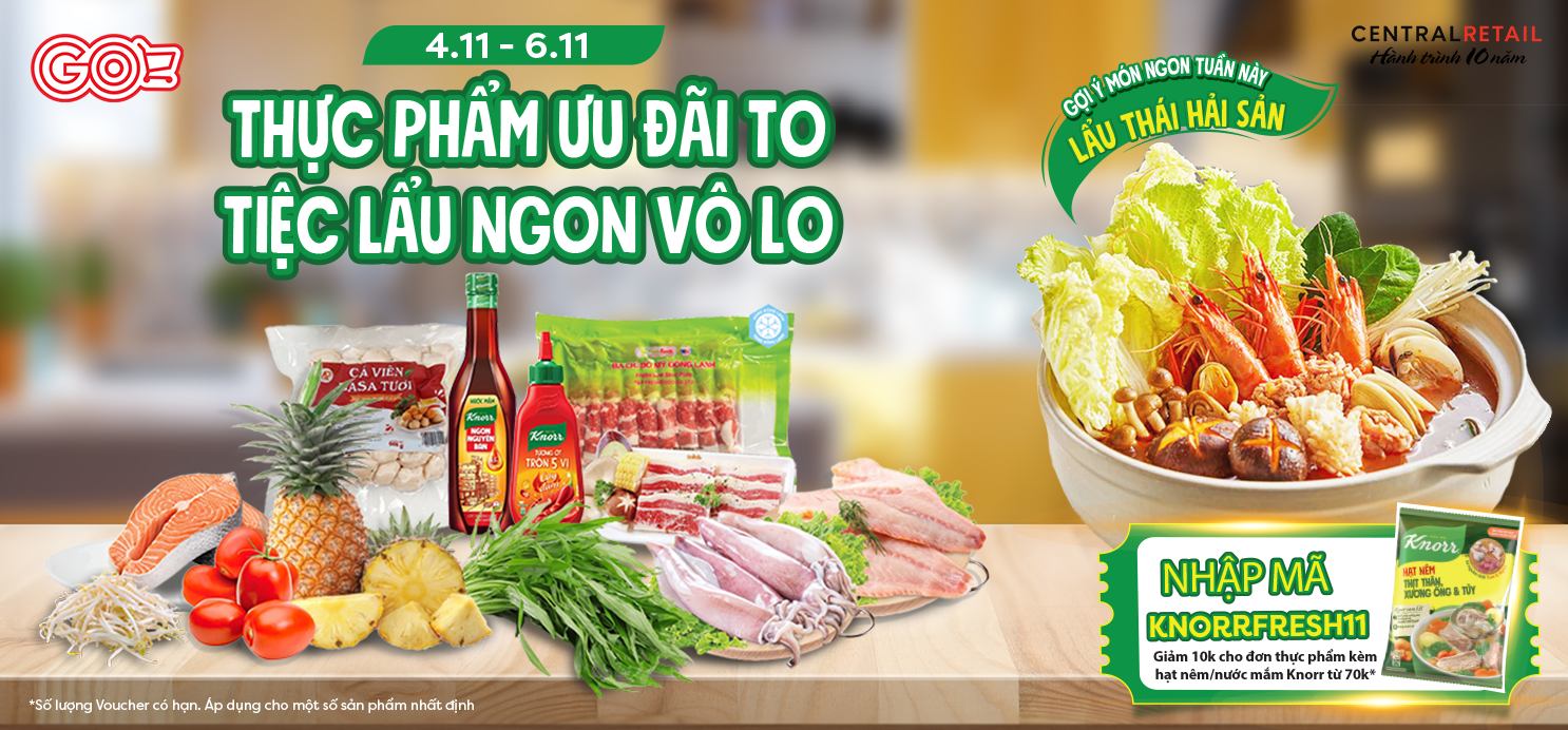 CUỐI TUẦN QUÂY QUẦN CÙNG LẨU BÒ KIM CHI - TRỌN BỘ NGUYÊN LIỆU GIẢM SÂU ĐẾN 30%, TIẾT KIỆM THÊM VỚI VOUCHER GIẢM 10K