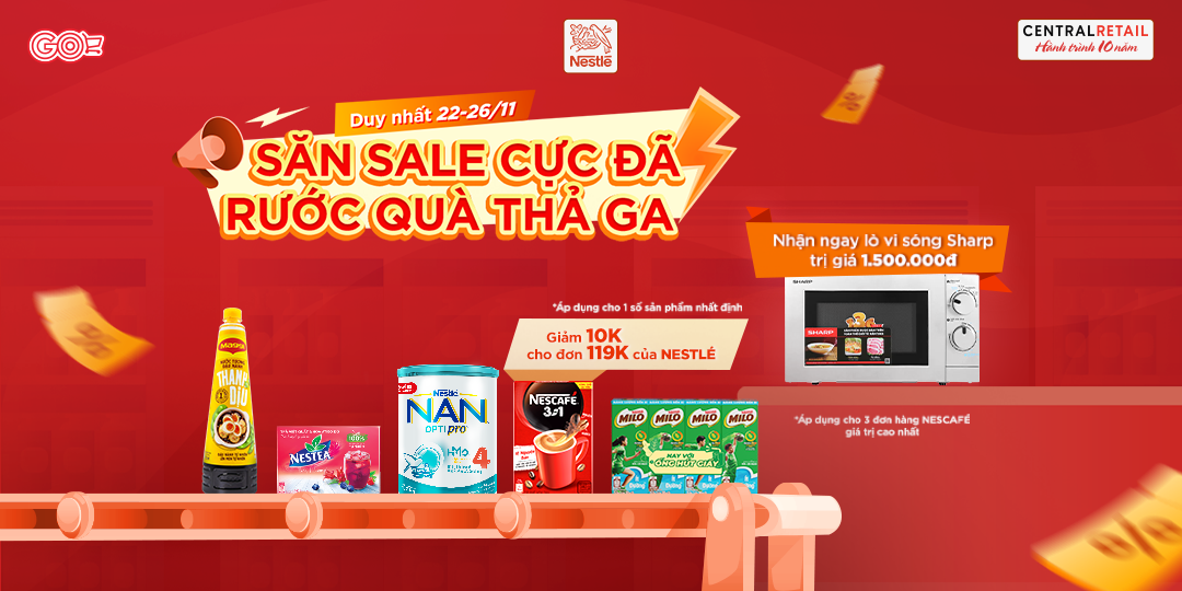 ĐẠI CHIẾN VOUCHER NESTLÉ & CƠ HỘI TRÚNG NÓNG LÒ VI SÓNG CHO TOP ĐƠN HÀNG