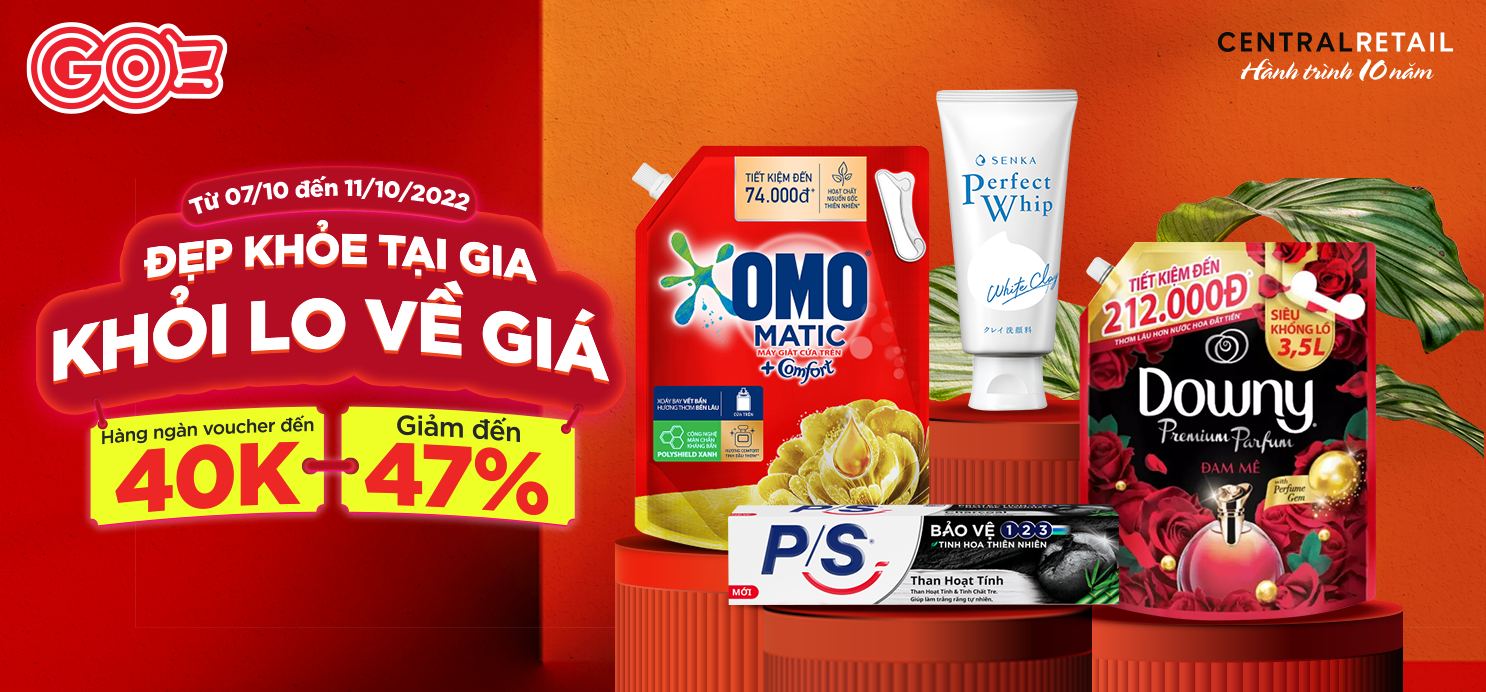 CHĂM SÓC TOÀN DIỆN VỚI ƯU ĐÃI SIÊU XỊN - SIÊU SALE GIA DỤNG GIẢM ĐẾN 47%,  BẠT NGÀN VOUCHER 40K & ĐỒNG GIÁ XX9K