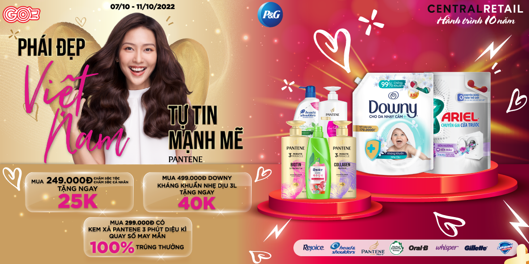 5 NGÀY SĂN VOUCHER ĐỈNH, GIẢI THƯỞNG LINH ĐÌNH ĐẾN 14.890.000VND TỪ P&G