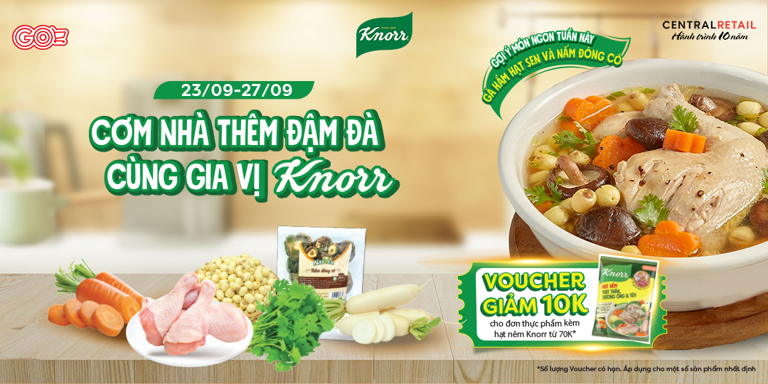 XỊN SÒ CÔNG THỨC NẤU ĂN MỚI TỪ KNORR THƠM NGON KHÓ CƯỠNG