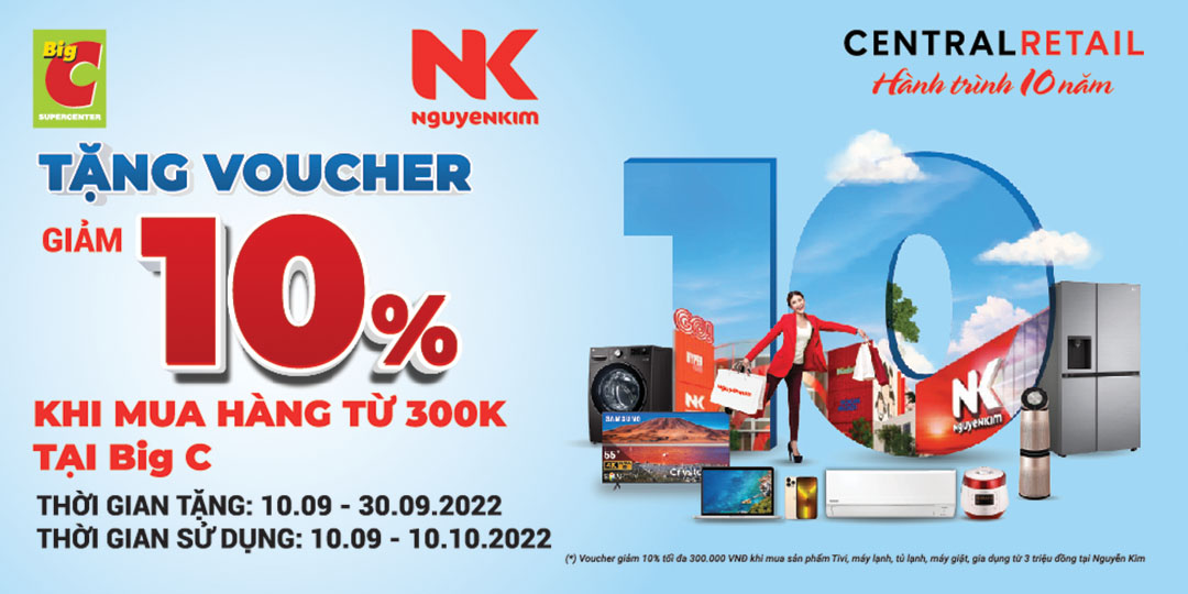 ĐẾN BIG C GO! NGAY! MUA SẮM RỘN RÀNG - NGẬP TRÀN QUÀ TẶNG 