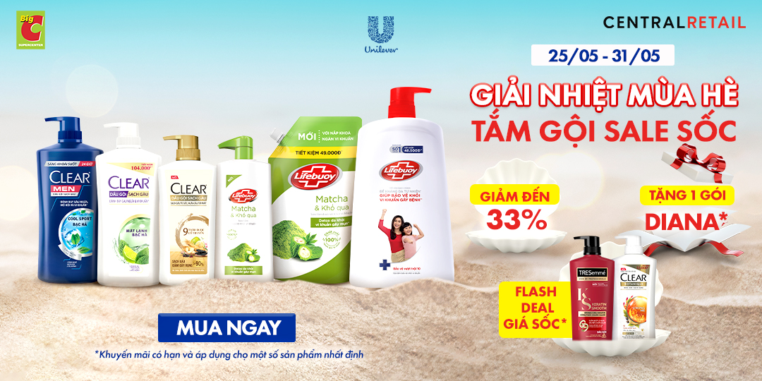 UNILEVER TUNG DEAL HOÀNH TRÁNG MỪNG TIỆC SALE CUỐI THÁNG