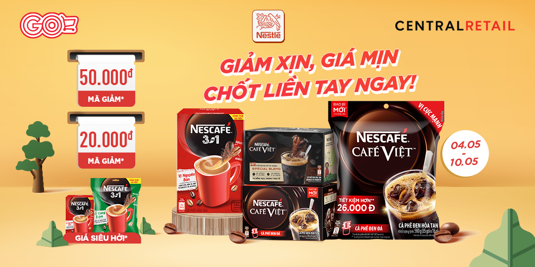 [ÁP DỤNG KHI MUA ONLINE TẠI APP GO! & BIG C VÀ ZALO OA] CHỐT ĐƠN NESTLÉ ONLINE, NHẬN QUÀ 