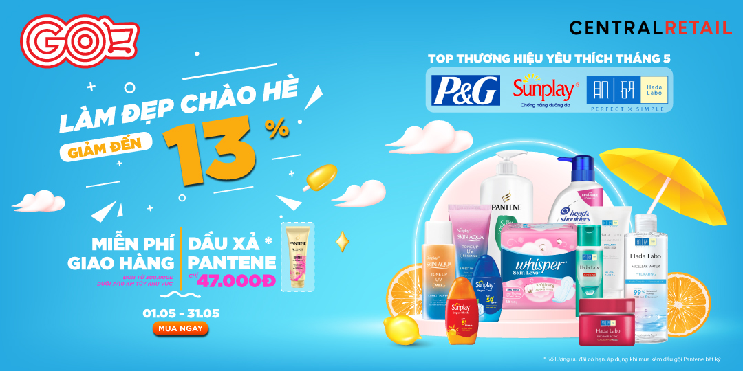 P&G - SUNPLAY - HADA LABO THẢ DEAL SIÊU ĐỈNH LÀM ĐẸP ĐÓN HÈ