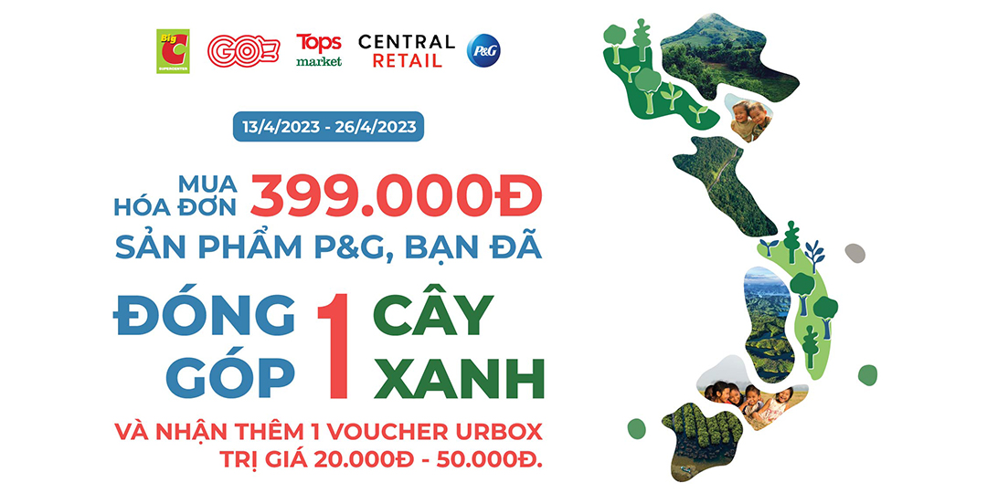 THÁNG 4 NÀY CÙNG BIG C x P&G “VÌ BẠN ƯƠM MẦM 1 VIỆT NAM XANH”