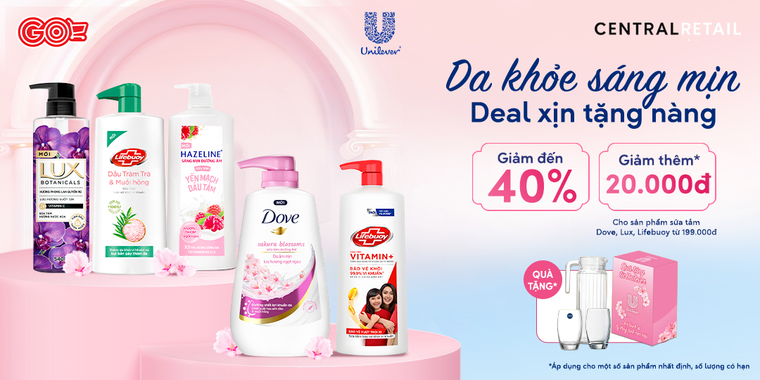 [ÁP DỤNG KHI MUA ONLINE TẠI APP GO! & BIG C] MÀN TRỞ LẠI GÂY NGHIỆN CỦA UNILEVER VỚI CƠN MƯA SALE BẤT NGỜ