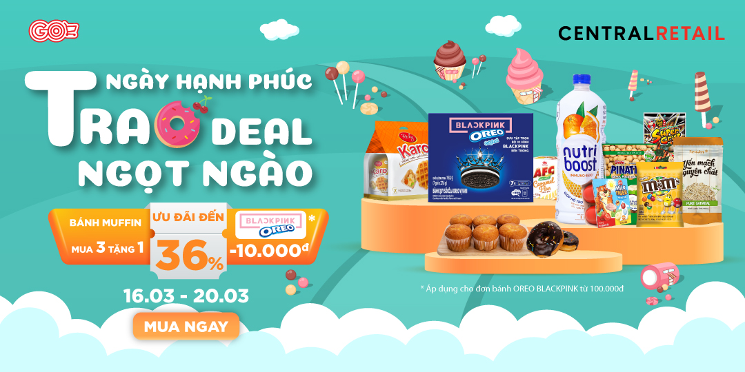 [ÁP DỤNG KHI MUA ONLINE TẠI APP GO! & BIG C VÀ ZALO OA] TIẾT KIỆM NGẤT NGÂY - MỪNG NGÀY HẠNH PHÚC