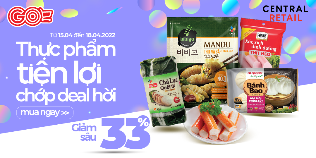 THỰC PHẨM TIỆN LỢI CHỐT DEAL HỜI - MUA TẠI GO! CHỈ CÓ LỜI TO