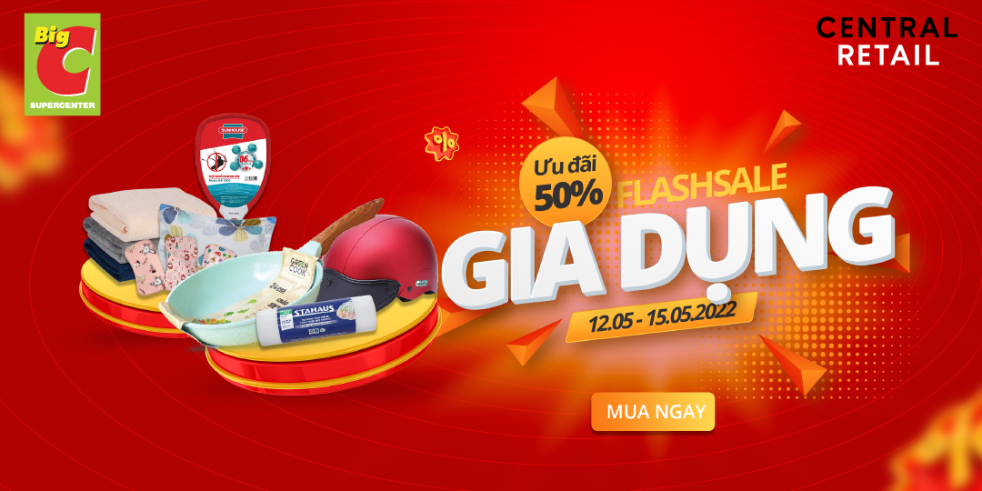 GIA DỤNG SALE NỬA GIÁ - DUY NHẤT 4 NGÀY 12-15.05