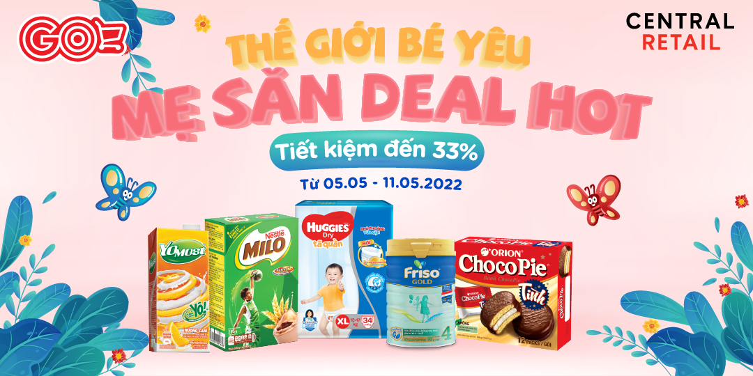 THẾ GIỚI BÉ YÊU - MẸ SĂN DEAL HOT LÊN ĐẾN 33%