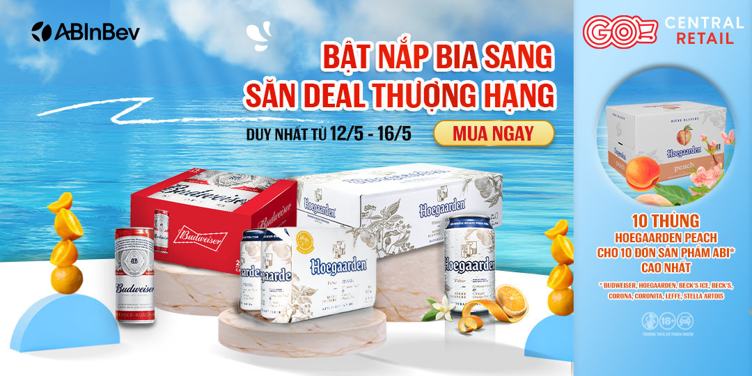 1000°C| ĐẠI TIỆC CHÍ CỐT, ƯU ĐÃI PHÁT SỐT CÙNG AB InBev