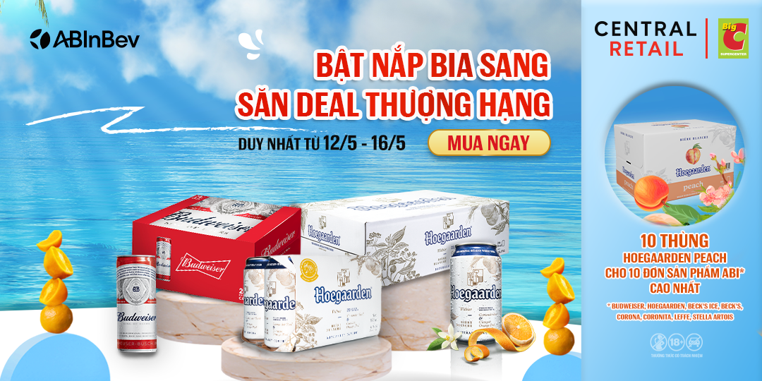 1000°C| ĐẠI TIỆC CHÍ CỐT, ƯU ĐÃI PHÁT SỐT CÙNG AB InBev