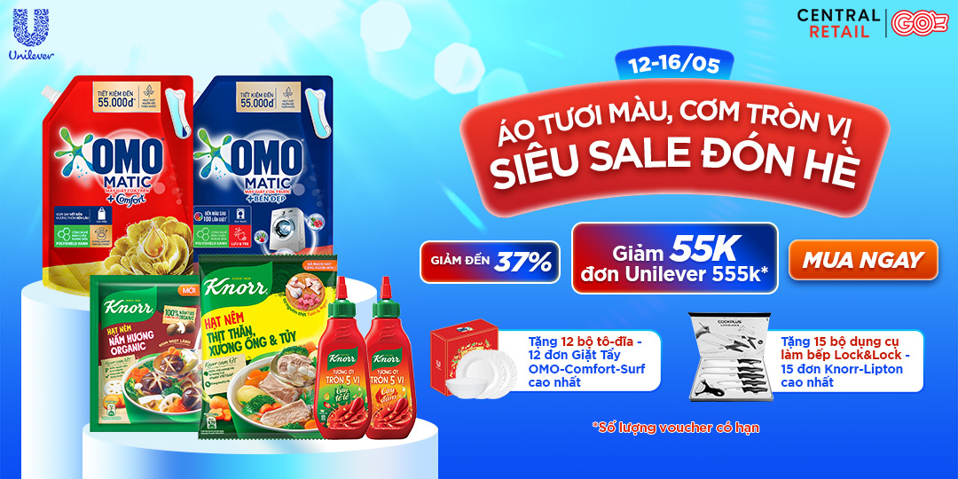 UNILEVER CHƠI LỚN TUNG VOUCHER, QUÀ SỐC, GIẢM NÓNG LÊN TỚI 35%++, RẺ NHƯ CHƯA TỪNG ĐƯỢC RẺ !!!