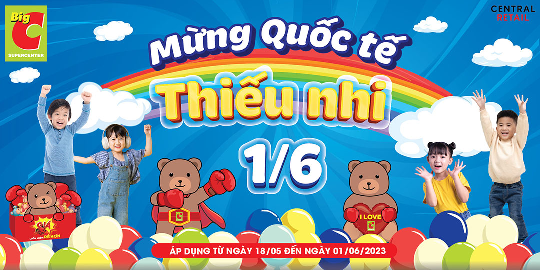 SALE TƯNG BỪNG - MỪNG QUỐC TẾ THIẾU NHI