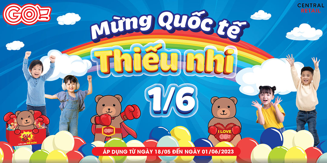 SALE TƯNG BỪNG - MỪNG QUỐC TẾ THIẾU NHI