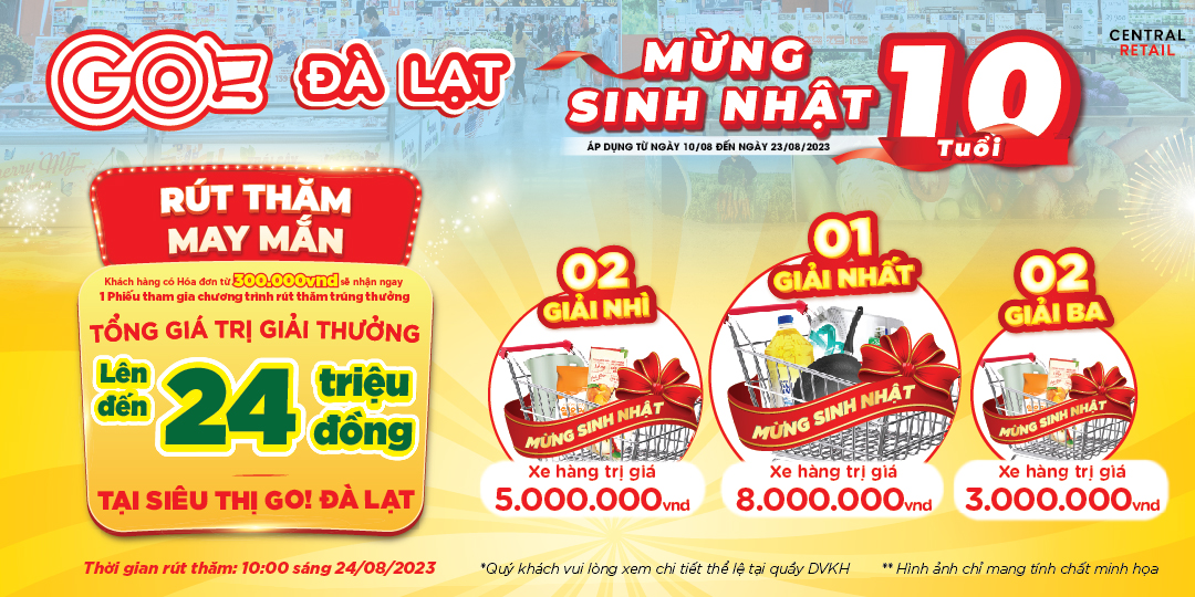 MỪNG SINH NHẬT GO! ĐÀ LẠT 10 TUỔI