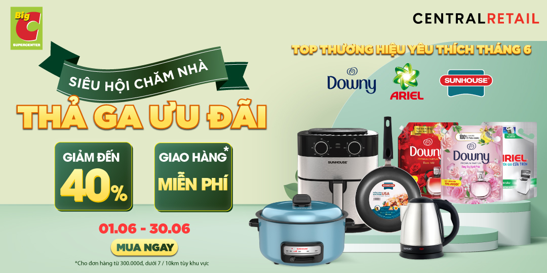CHĂM SÓC NHÀ CỬA QUÁ DỄ VỚI DEAL GIẢM SÂU ĐẾN 40%