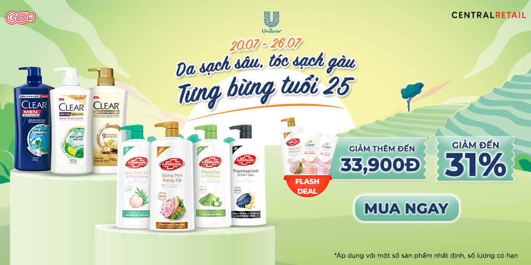 MUỐN TIẾT KIỆM THÌ SAO CÓ THỂ BỎ QUA DEAL UNILEVER SIÊU HỜI, GIẢM ĐẾN 31%