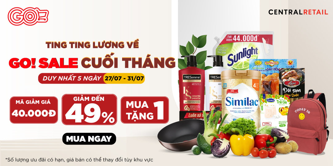 “TING TING” THỜI TỚI, SĂN NGAY DÀN DEAL GIẢM ĐẾN 49% MỪNG LƯƠNG VỀ!