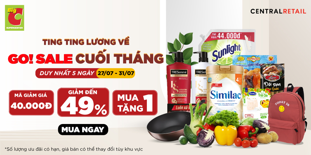 “TING TING” THỜI TỚI, SĂN NGAY DÀN DEAL GIẢM ĐẾN 49% MỪNG LƯƠNG VỀ!