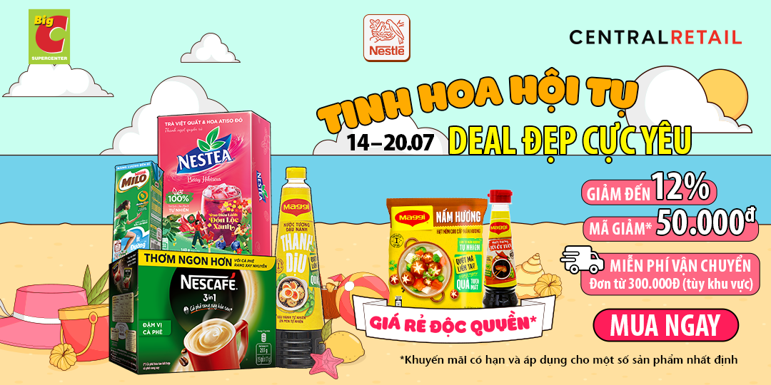 FAN NESTLÉ LẠI ĐƯỢC DỊP TIẾT KIỆM VỚI ƯU ĐÃI GIẢM ĐẾN 12%