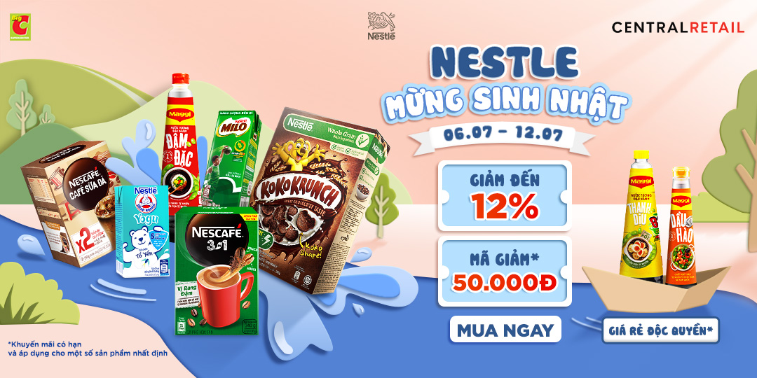 NESTLÉ “RA CHIÊU” GIẢM ĐẾN 12% - CẦN NGƯỜI CHỐT ĐƠN GẤP 