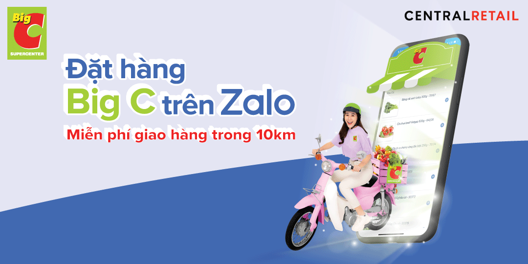 Đặt Hàng Big C Ngay Trên Ứng Dụng Zalo
