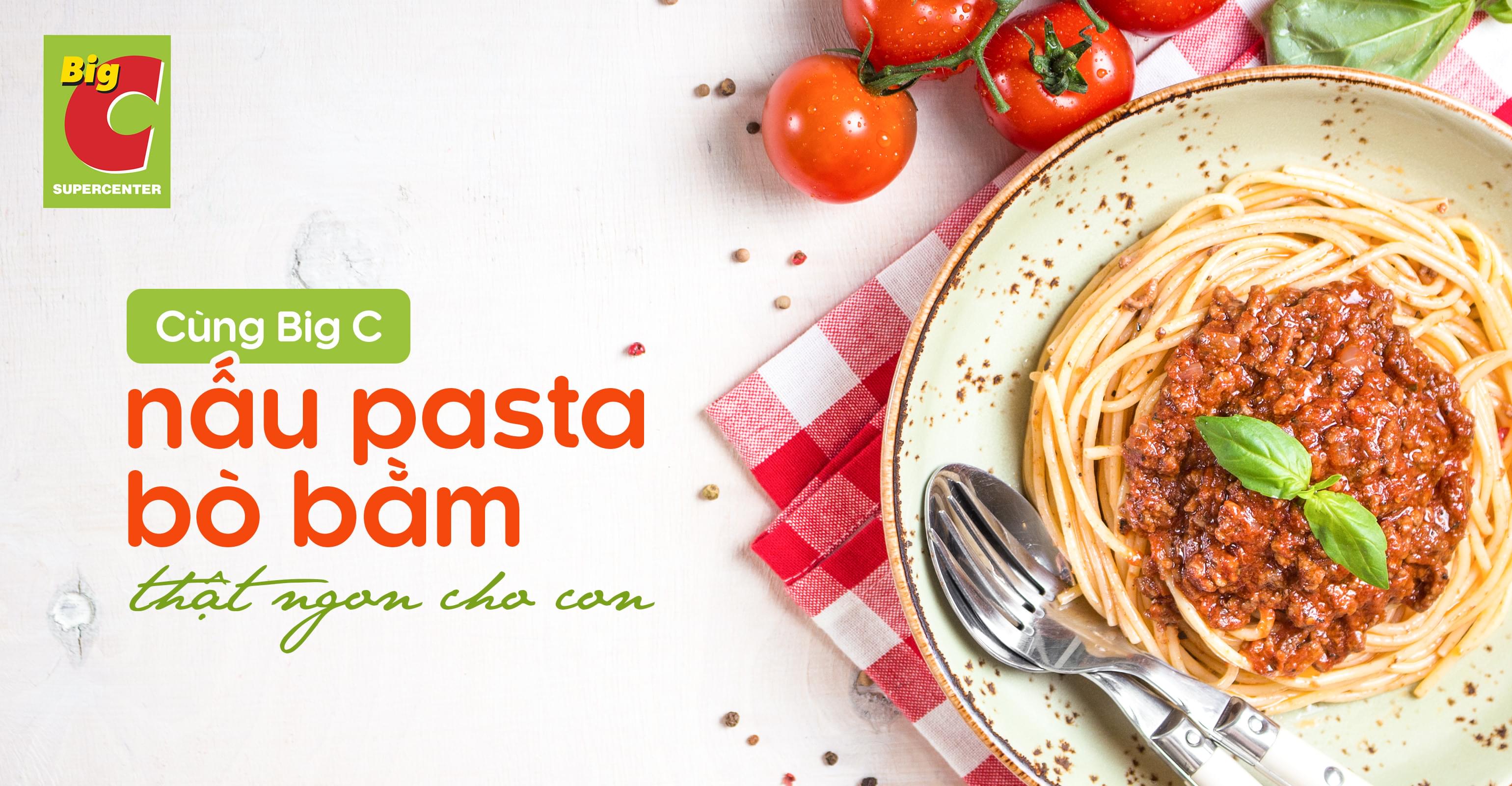 Công thức Pasta bò bằm siêu nhanh, siêu dễ cho bé ăn ngon miệng