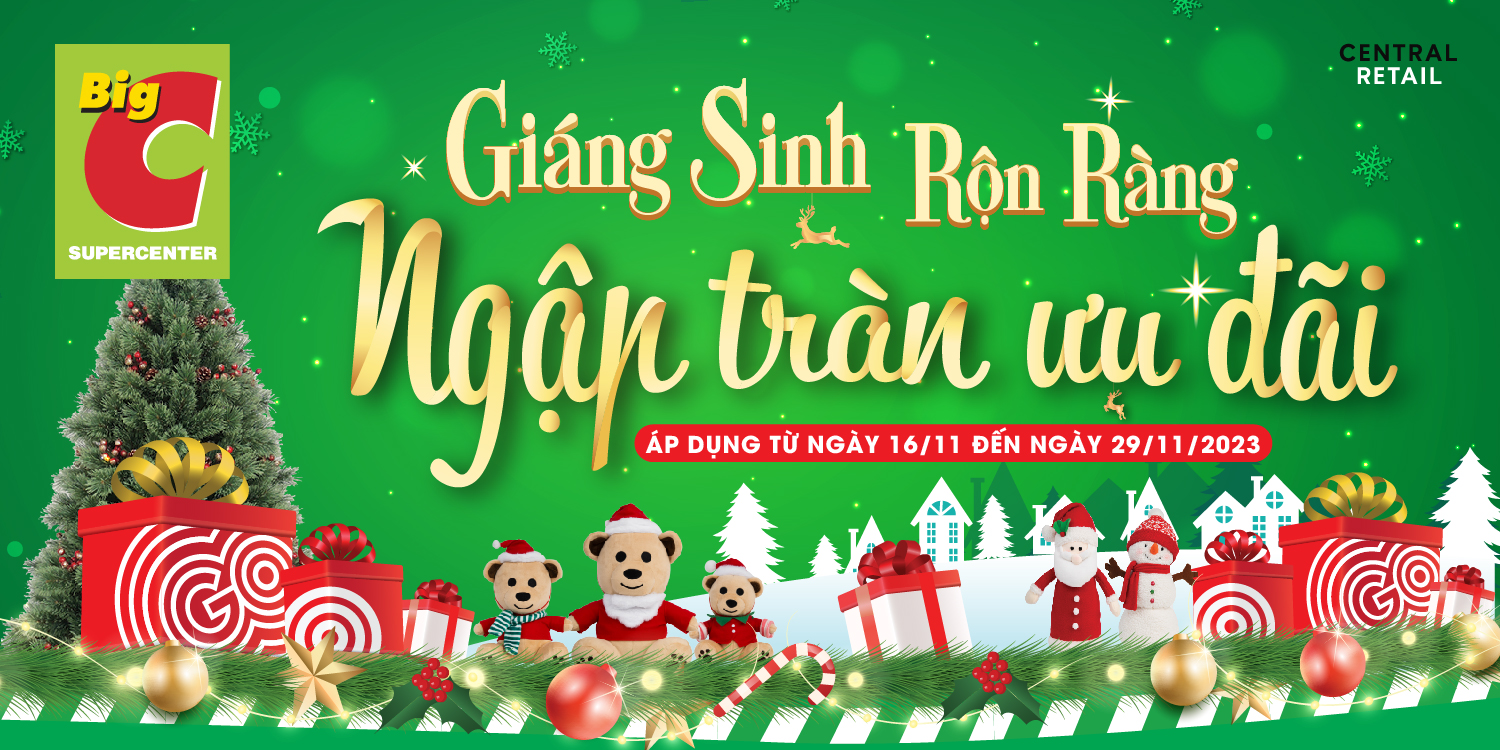 GIÁNG SINH RỘN RÀNG NGẬP TRÀN ƯU ĐÃI