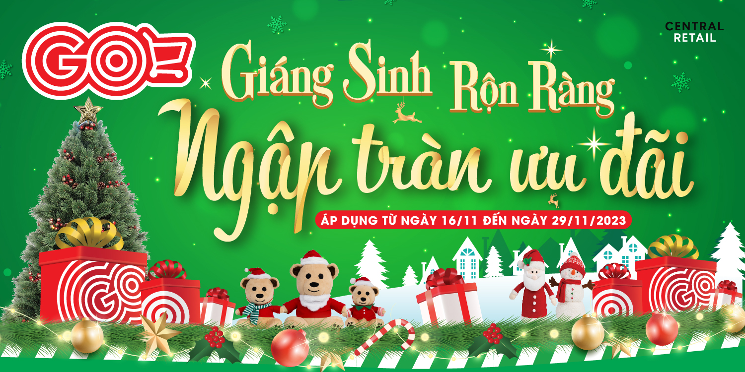 GIÁNG SINH RỘN RÀNG NGẬP TRÀN ƯU ĐÃI