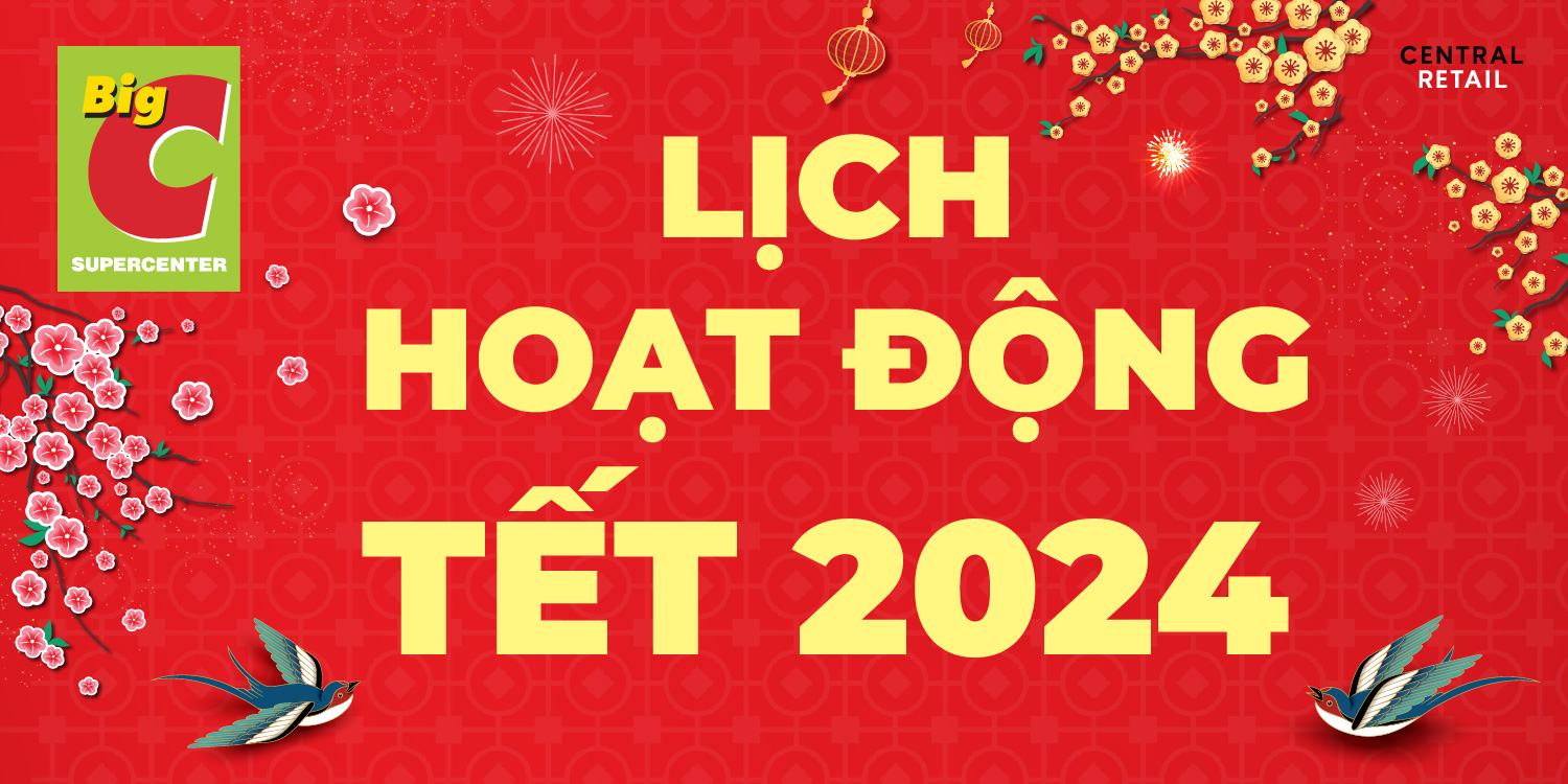 THÔNG BÁO LỊCH HOẠT ĐỘNG TẾT NGUYÊN ĐÁN 2024