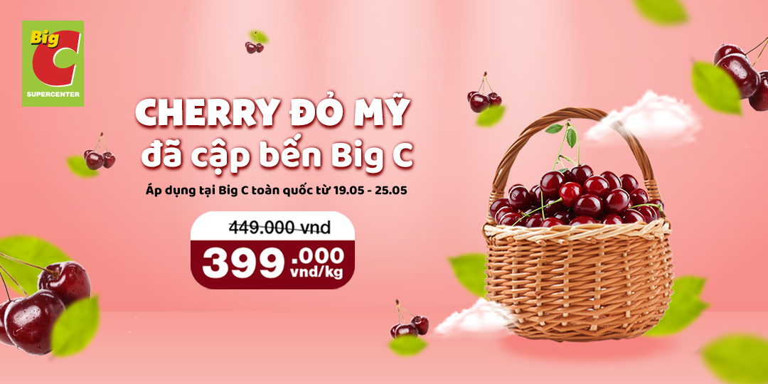 American Cherries are now available at Big C