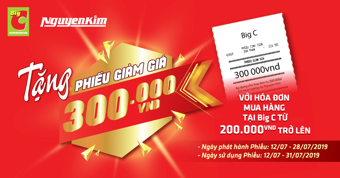 Ưu đãi cực mạnh đến từ Nguyễn Kim