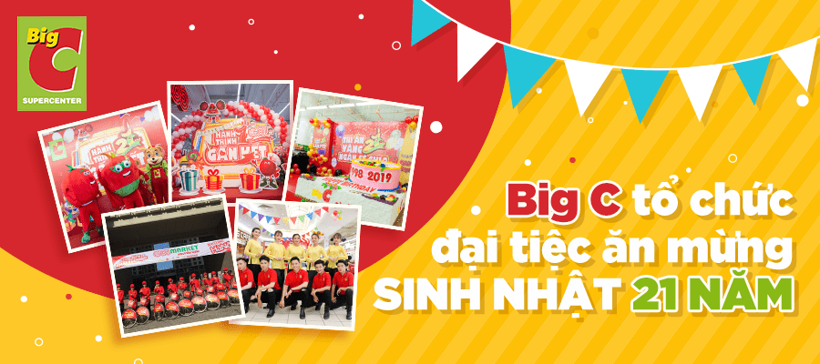 Big C tổ chức đại tiệc ăn mừng sinh nhật 21 năm