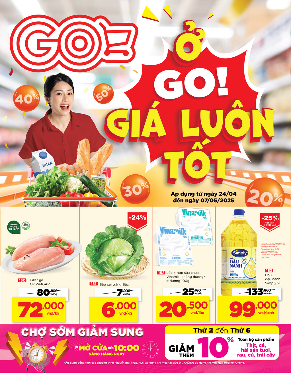 Ở GO! giá luôn tốt