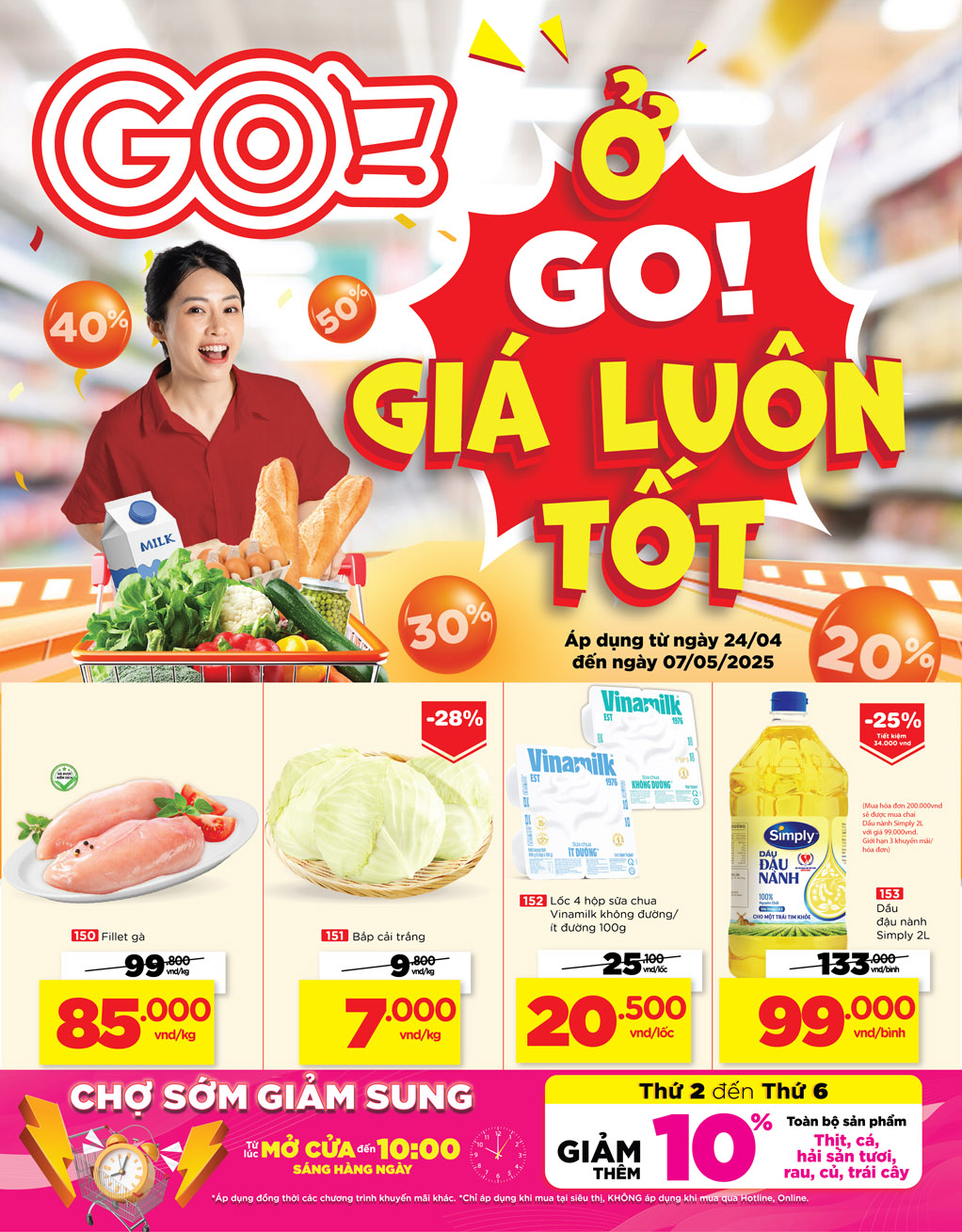 Ở GO! giá luôn tốt