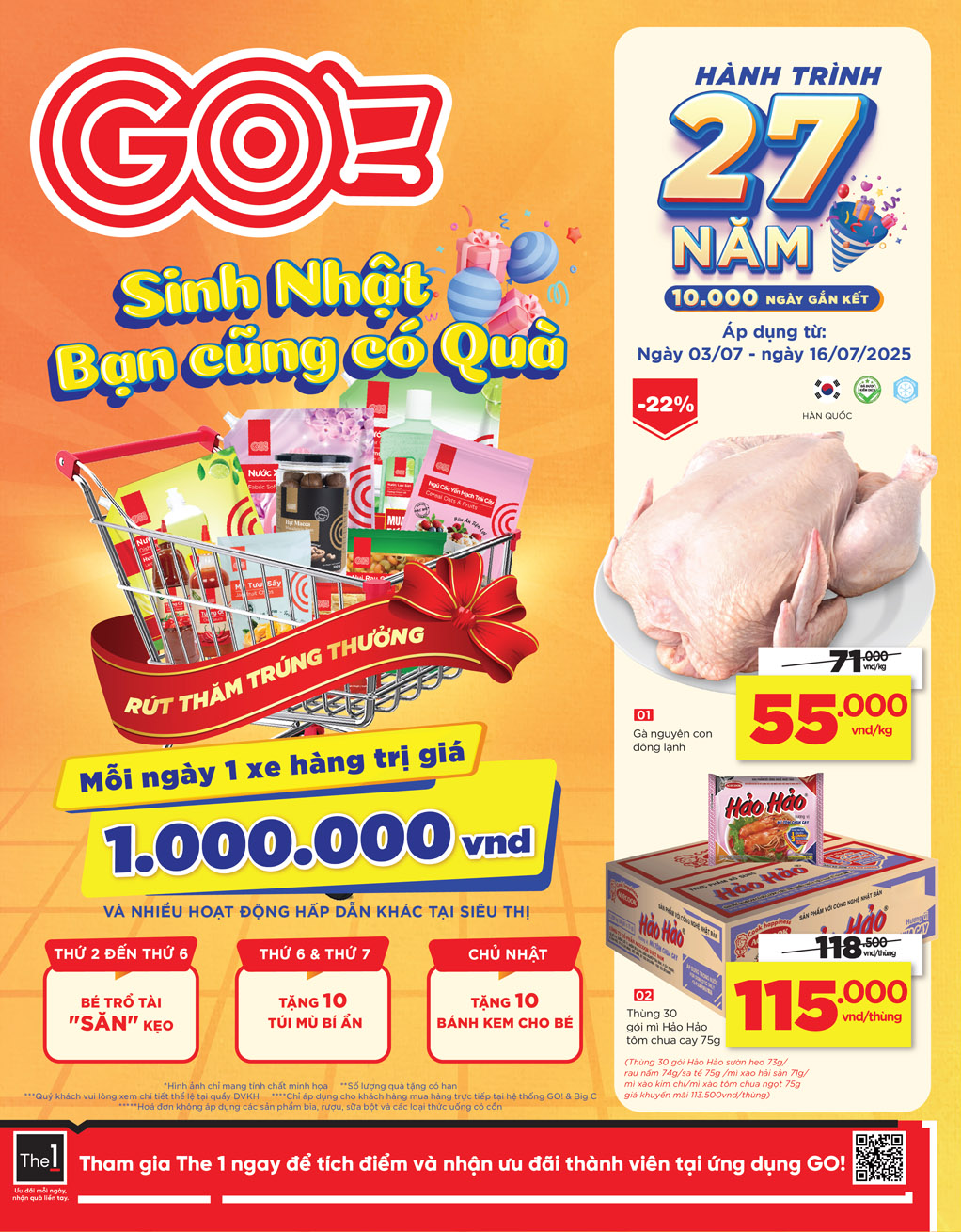 Sinh nhật GO! - Ai cũng có quà