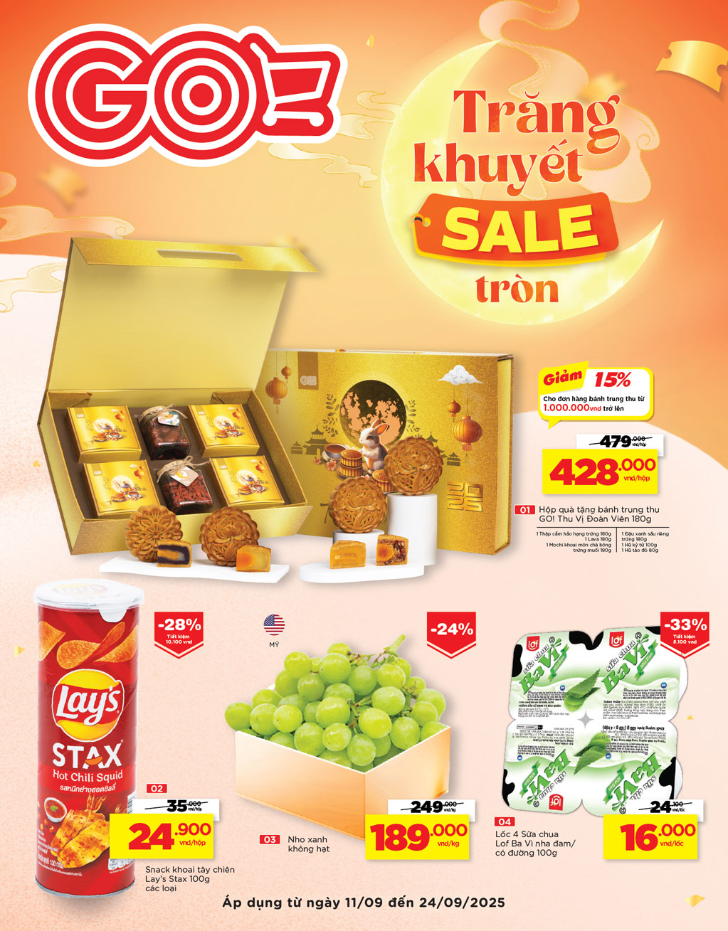 Trăng Khuyết Sale Tròn