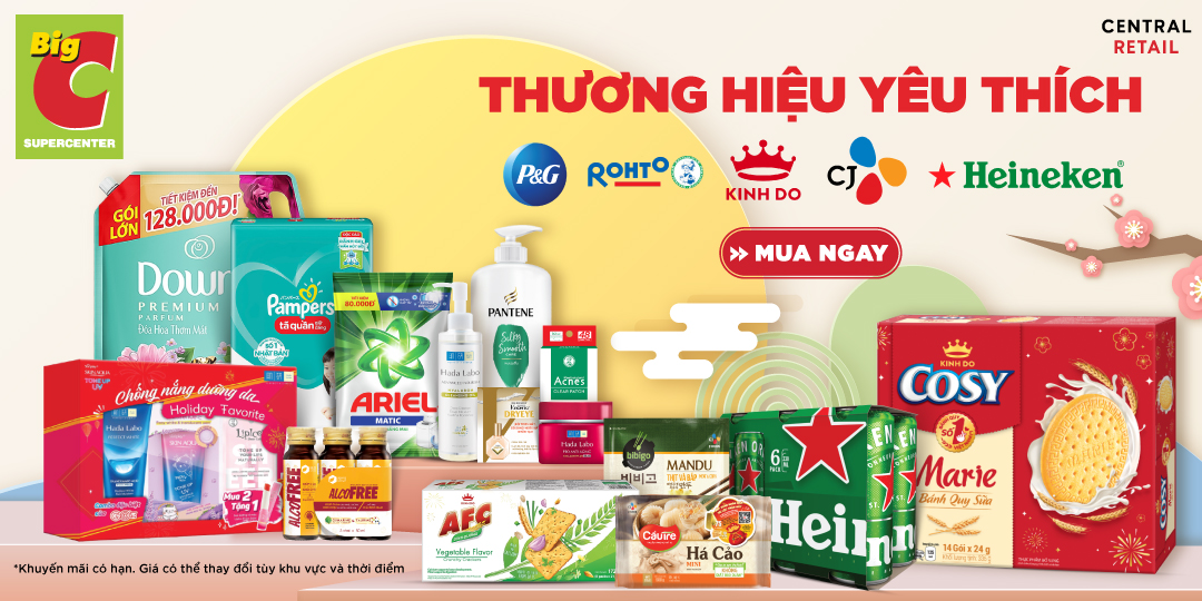 “BIỆT ĐỘI” TOP THƯƠNG HIỆU THÁNG 1 TUNG DEAL GIẢM ĐẾN 41%