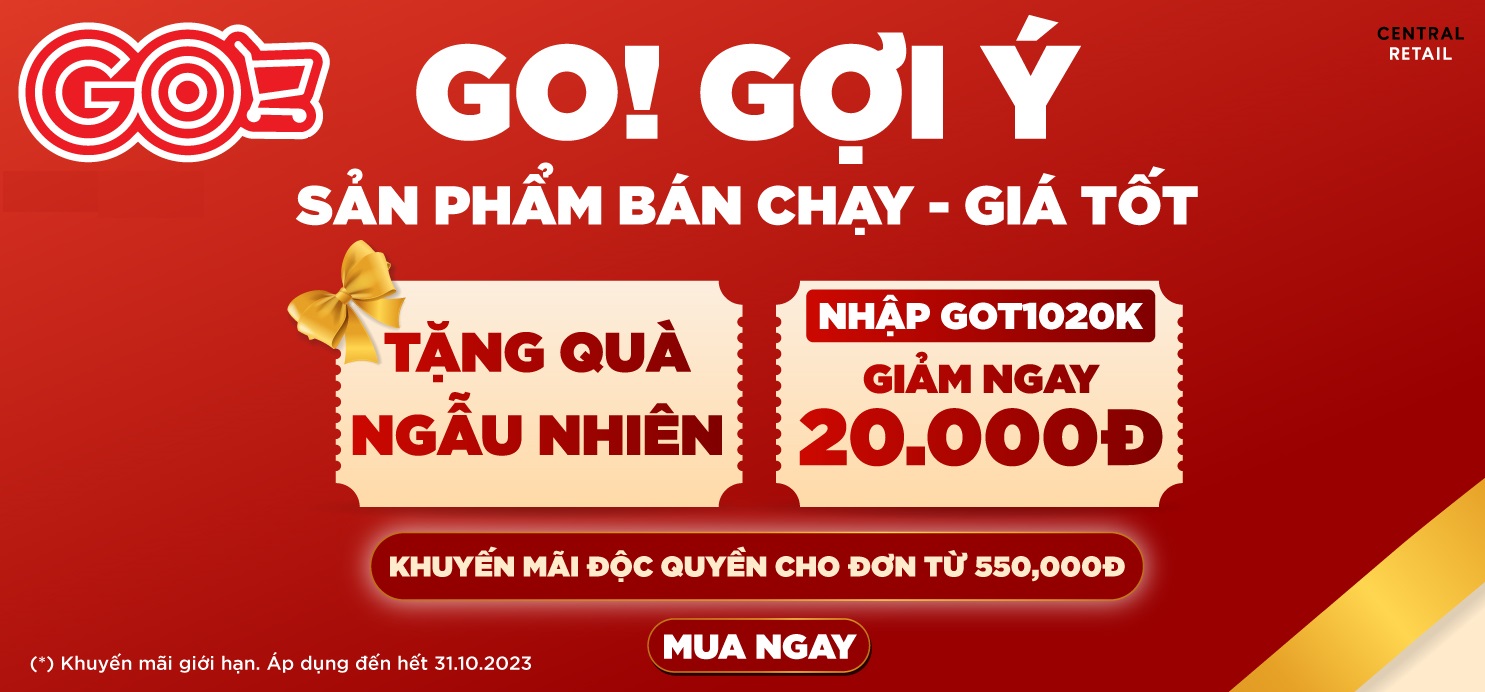 GO! GỢI Ý - SẢN PHẨM BÁN CHẠY GIÁ TỐT TẠI KHU VỰC MIỀN TRUNG