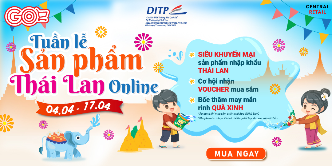 TUẦN LỄ SẢN PHẨM THÁI LAN ONLINE 