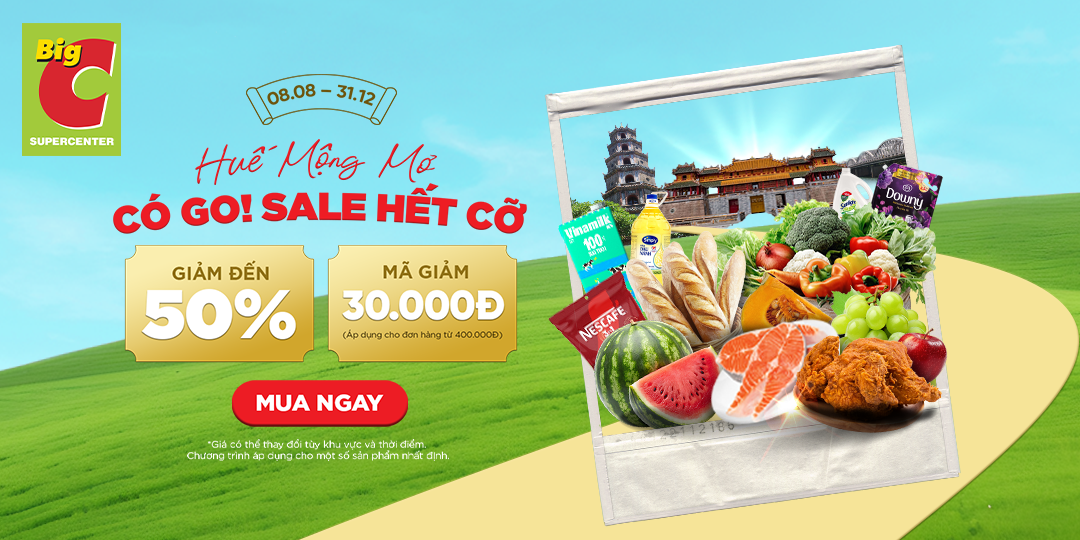 GO! HUẾ SALE TO – DEAL CHI CŨNG CÓ