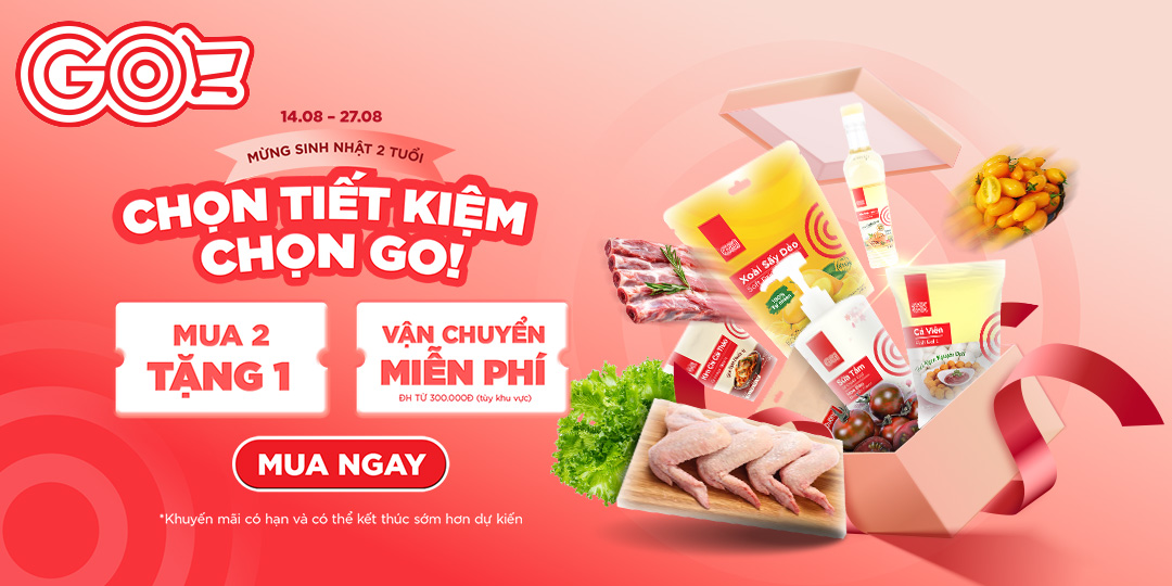 NHÃN HÀNG GO! 2 TUỔI: KHAO QUÀ XỊN - NHẬN DEAL HỜI
