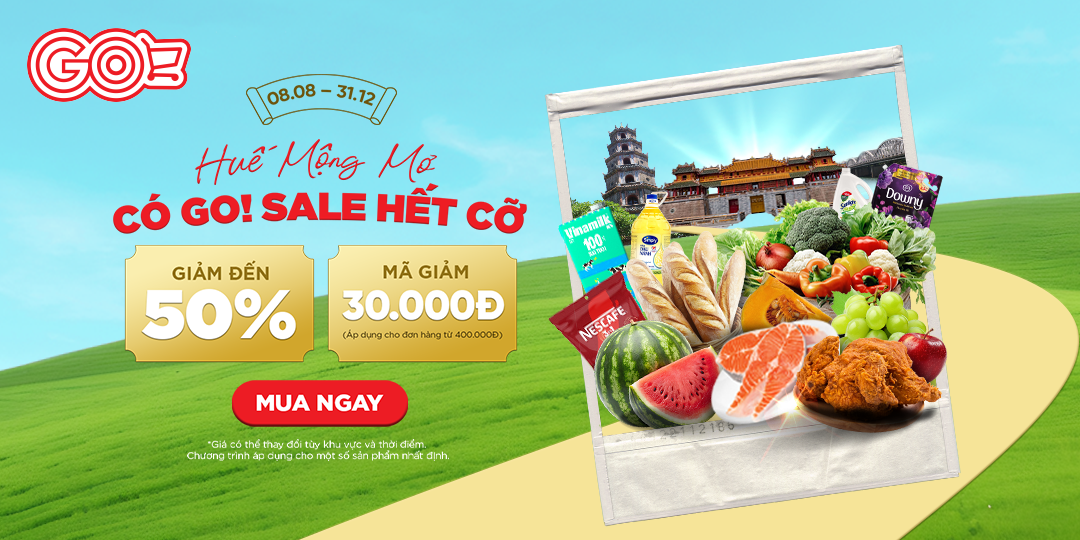 GO! HUẾ SALE TO – DEAL CHI CŨNG CÓ