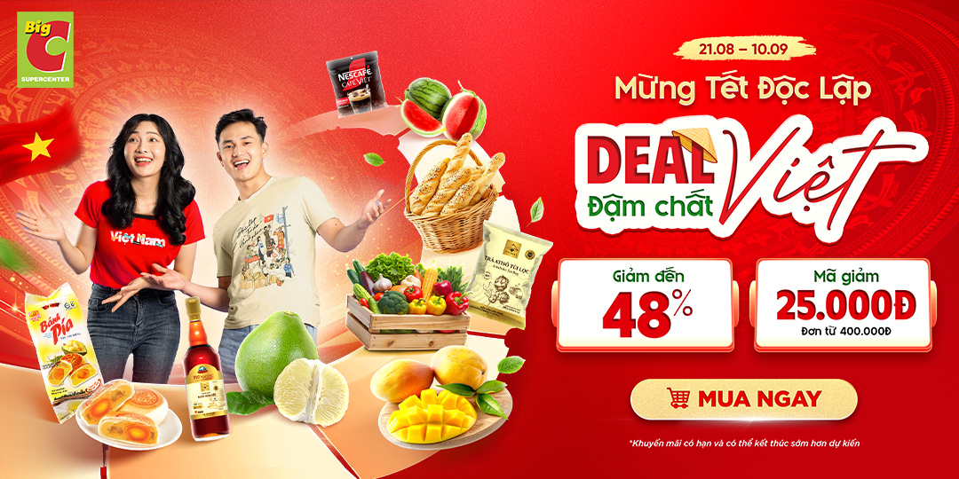 MỪNG QUỐC KHÁNH 2/9 - RINH ƯU ĐÃI TRỌN NIỀM VUI 